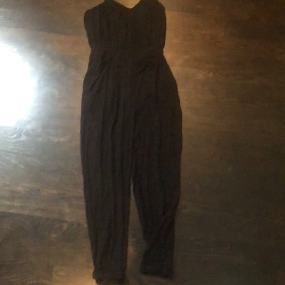 ASOS Pants - ASOS black sweatheart top jumpsuit